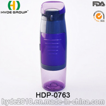 750ml PE BPA frei Kunststoff Sport Wasserflasche (HDP-0763)